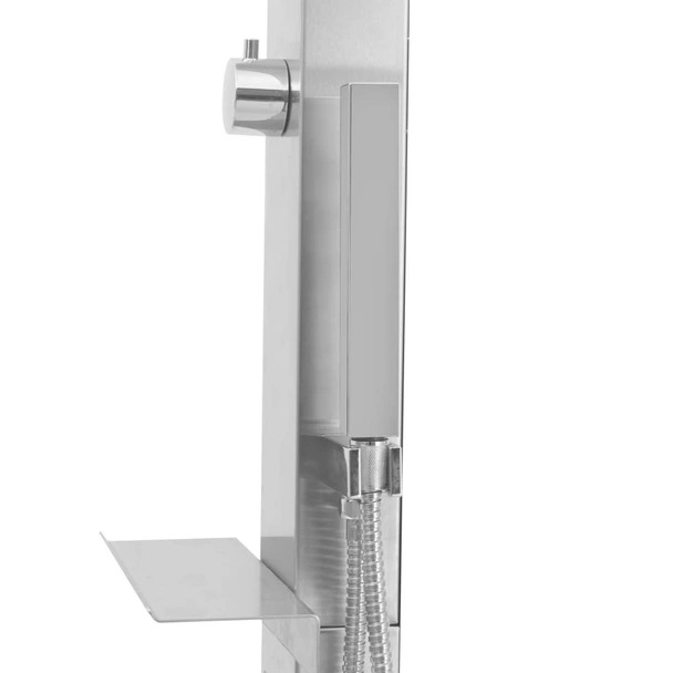 Градински душ - 210 см, неръждаема стомана, прав - Image 8