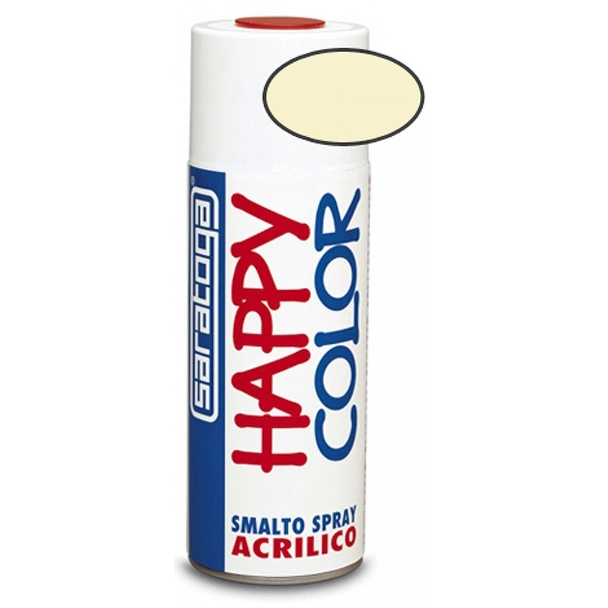 Акрилна спрей боя -  Сметана 400 мл Happy Color SARATOGA - Image 1