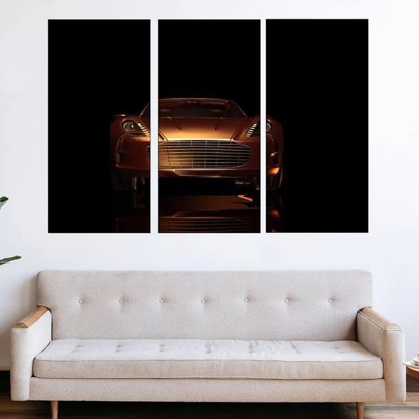 Зластиста кола - Aston Martin - картина пано за стена - Image 2