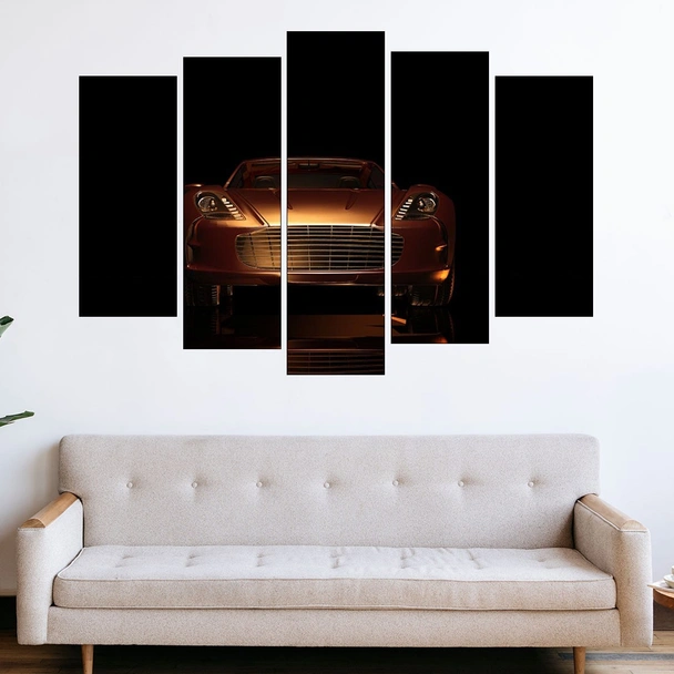 Зластиста кола - Aston Martin - картина пано за стена - Image 3