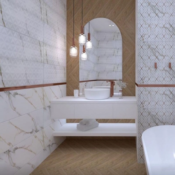 Фаянс 25x75 см Aston Star Gold MT KERA TILE - Image 2