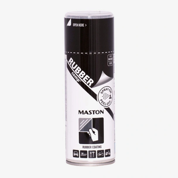 Гумен спрей - каучуково покритие Maston RUBBERcomp черен 400 ml