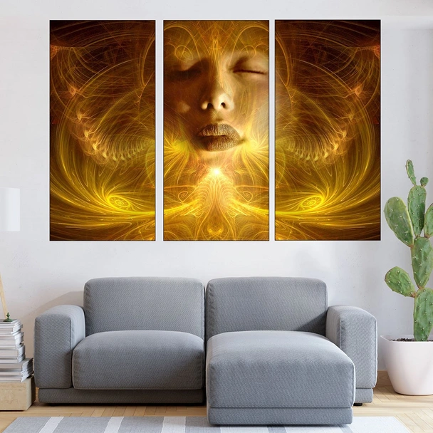 Композиция жена и магия - картина пано за стена - Image 2