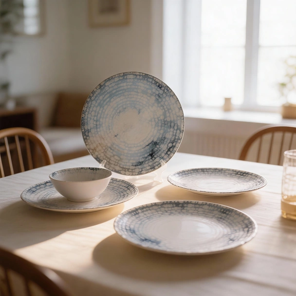 Порцеланов сервиз за хранене 24 части Мозайка TOPRAKSAN - Image 2