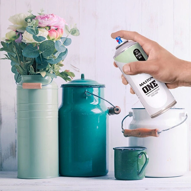 Акрилна спрей боя - RAL5015 небесносин сатен Maston ONE - Image 3