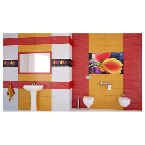 Фаянс 25x60 см Rainbow Red CERAMICA COLOR - Image 2