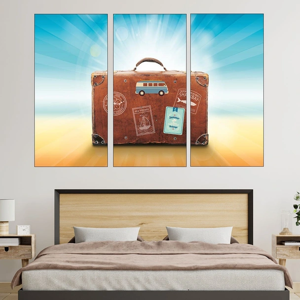 Куфар за пътуване - абстракция мечта - картина пано за стена - Image 2