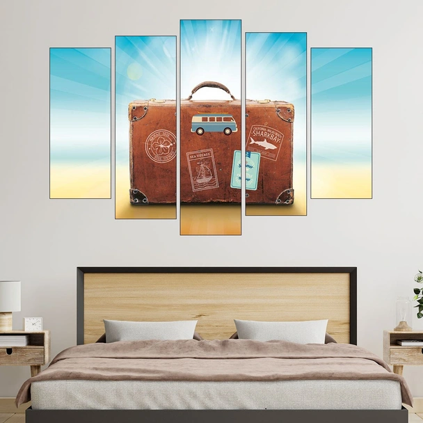 Куфар за пътуване - абстракция мечта - картина пано за стена - Image 3