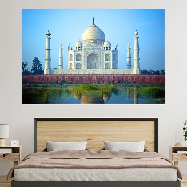 Мавзолея Тадж Махал - картина пано за стена