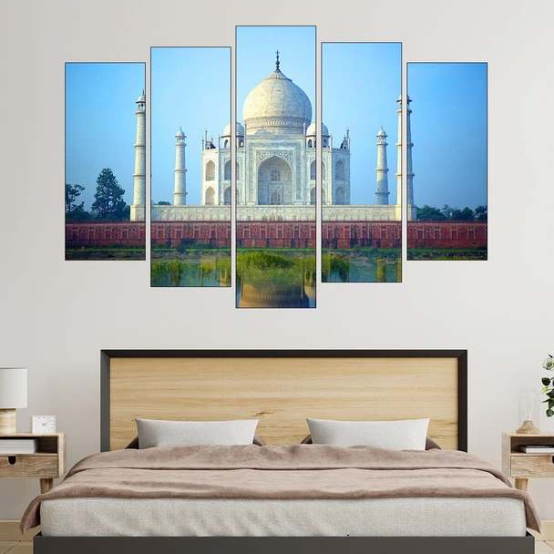 Мавзолея Тадж Махал - картина пано за стена - Image 3