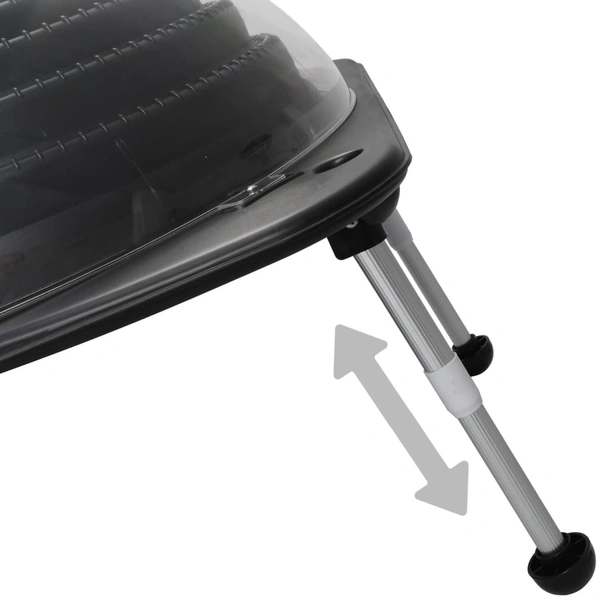 Соларни нагреватели за басейни 5 бр 75x75x36 см HDPE алуминий - Image 3