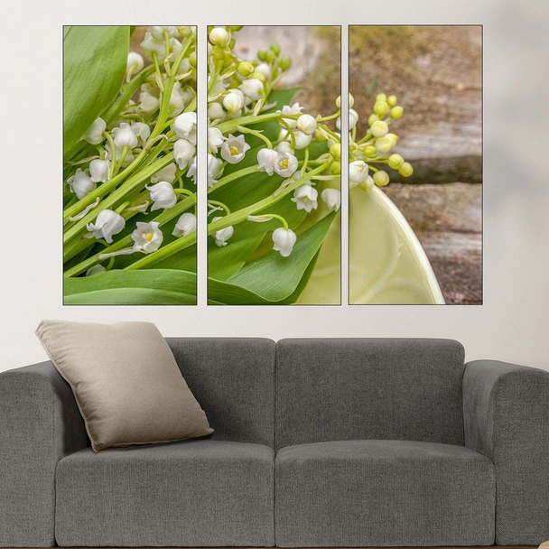 Декорация с момина сълза - картина пано за стена - Image 2