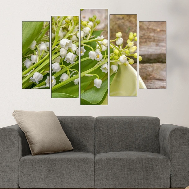 Декорация с момина сълза - картина пано за стена - Image 3