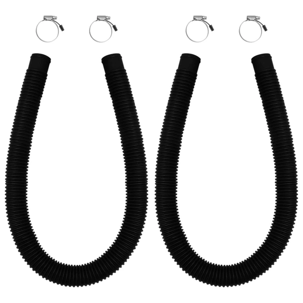 Извити соларни отоплителни панели за басейн 2 бр 72,5x46 см - Image 9