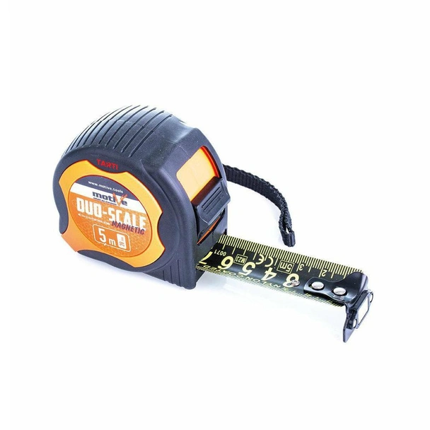 Ролетка с магнит и двустранна скала 5 м x 28 мм MOTIVE - Image 2