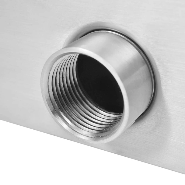 Фонтан за басейн, стомана, 30x9x26 см, сребрист - Image 6