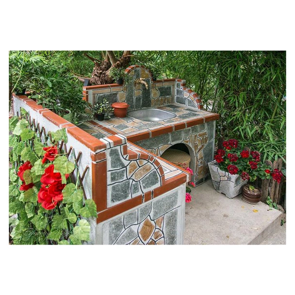 Каменна саксия мини малка Стандарт 30x30x40 см - Image 2