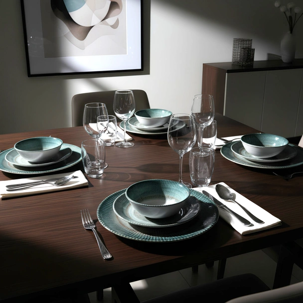 Порцеланов сервиз за хранене 24 части Морски пейзаж TOPRAKSAN - Image 7