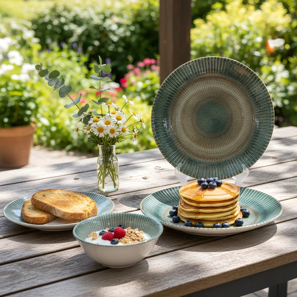 Порцеланов сервиз за хранене 24 части Морски пейзаж TOPRAKSAN - Image 5