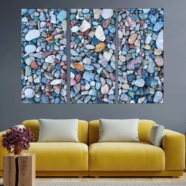 Цветен чакъл - картина пано за стена - Image 2