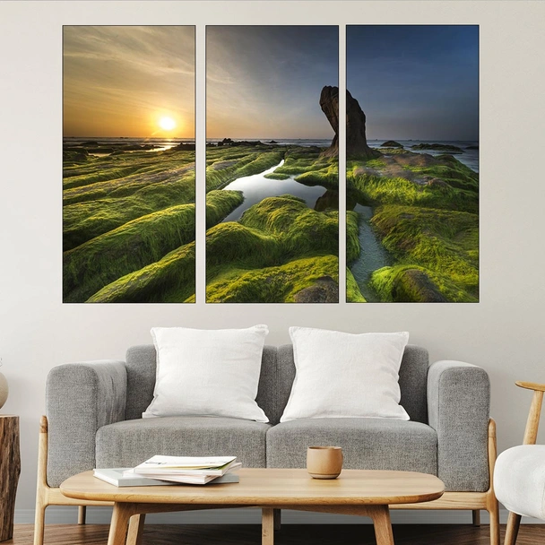 Каменно крайбрежие - картина пано за стена - Image 2