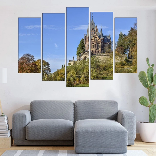 Замък в Германия - картина пано за стена - Image 3