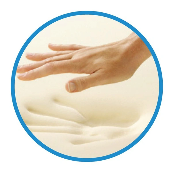 Постелка за баня с Memory пяна 50x50 см сива INTER CERAMIC - Image 2