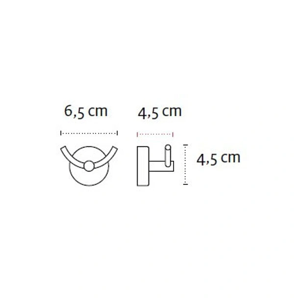 Двойна закачалка за баня Moderno KAPITAN - Image 2