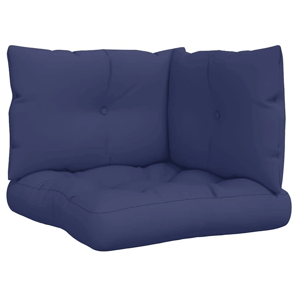 Палетни възглавници, 3 бр, нейви сини, Оксфорд плат - Image 2