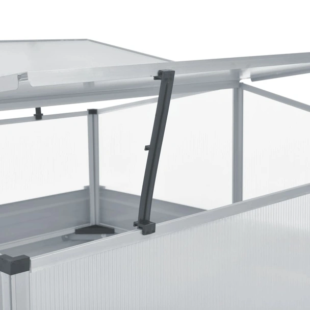 Парник, 100x100x77 см, зелен, поцинкована стомана - Image 4