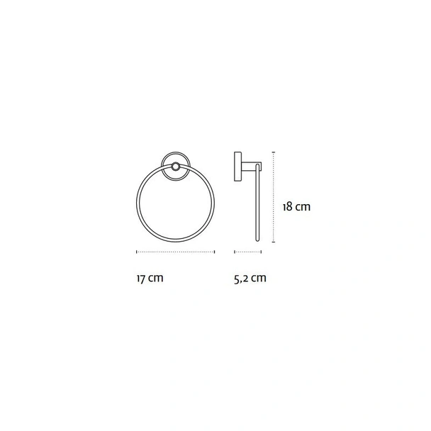 Поставка за хавлия тип ринг 17 см Optimo KAPITAN - Image 3