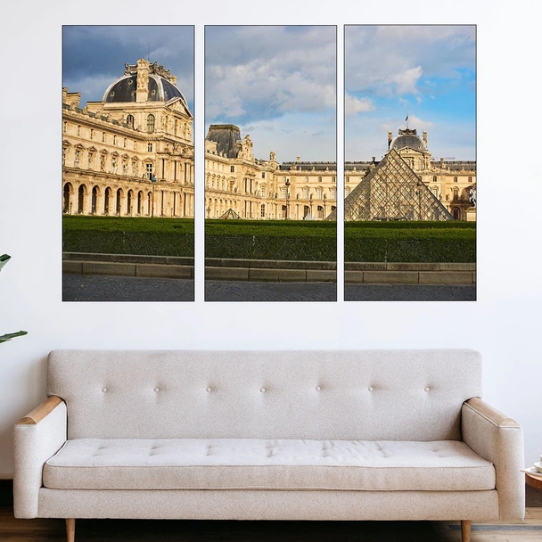 Лувъра в Париж - картина пано за стена - Image 2