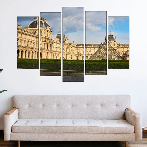 Лувъра в Париж - картина пано за стена - Image 3