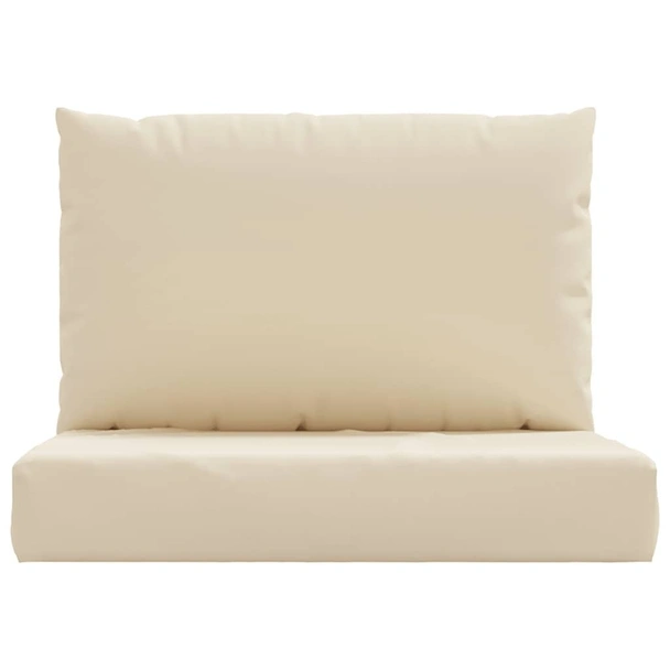 Палетни възглавници, 2 бр, бежови, Оксфорд плат - Image 4