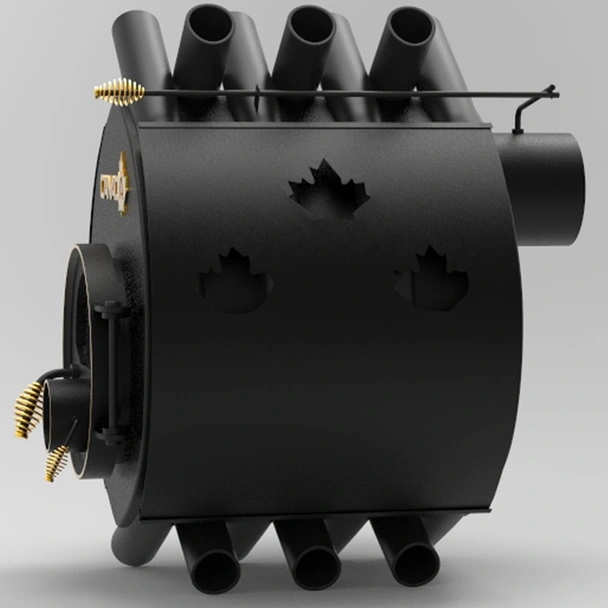 Печка на дърва със стъкло 6kW 00-100м3 CANADA - Image 2