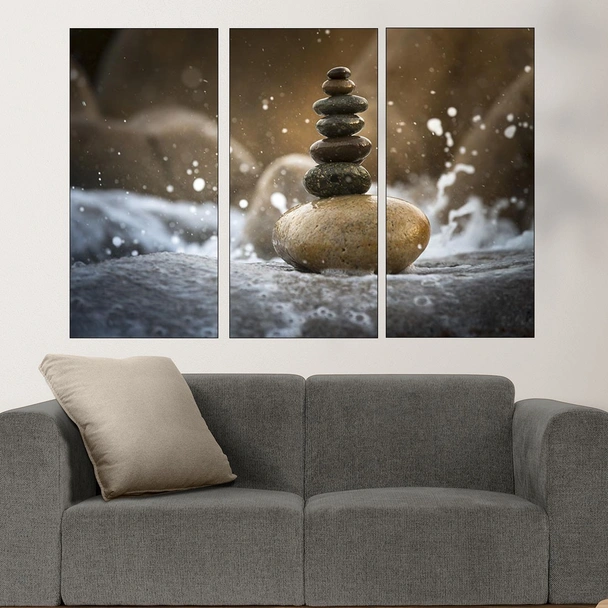 Баланс от камъни - картина пано за стена - Image 2