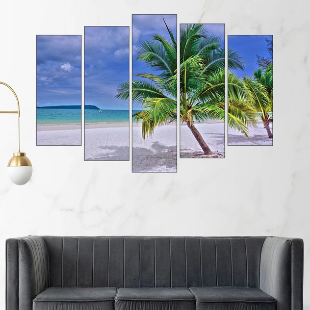 Плаж на остров Ко Ронг - картина пано за стена - Image 3