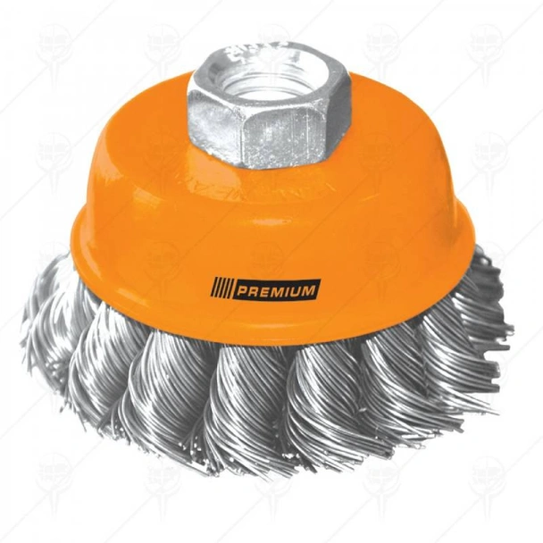 Телена четка флекс камбана 65мм плетена PREMIUM