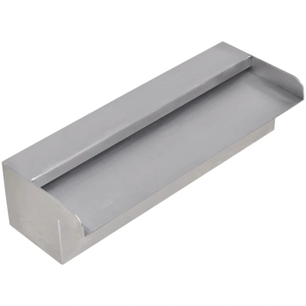 Правоъгълен фонтан за басейн, стомана, 30 см - Image 2