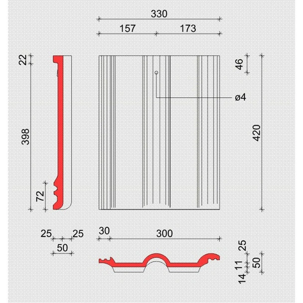 Керемида Класик Протектор Плюс гранит металик BRAMAC - Image 6