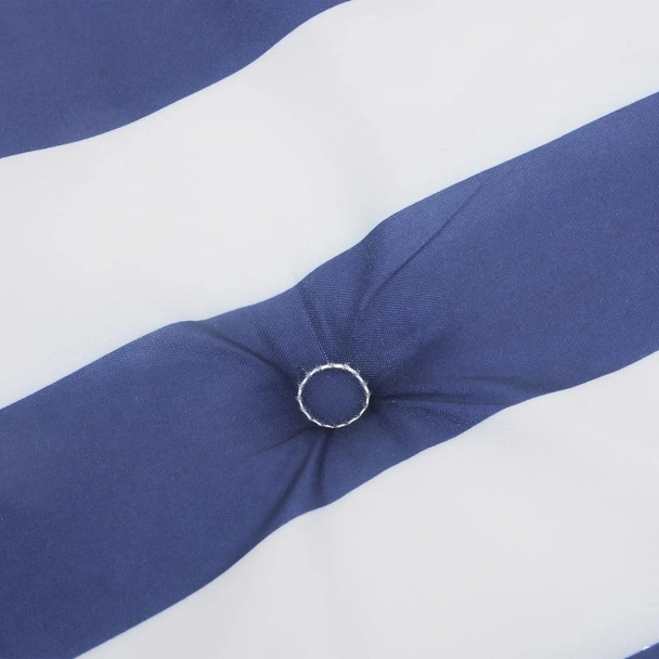 Палетни възглавници за дивани, 4 бр, синьо-бели ивици, текстил - Image 8