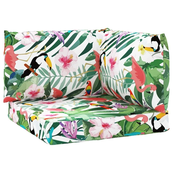 Палетни възглавници, 3 бр, многоцветни, плат Оксфорд - Image 2