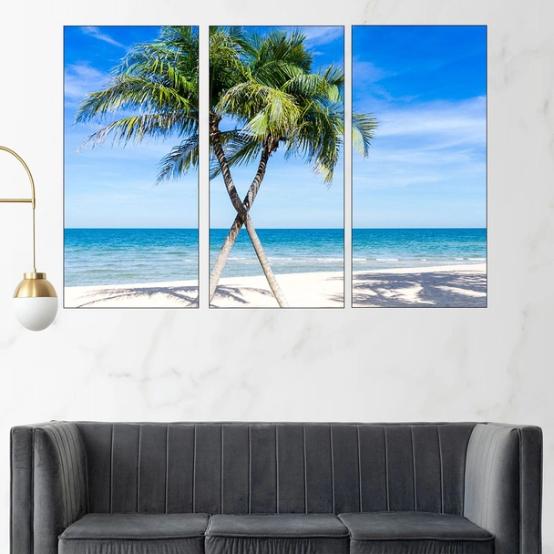 Плами на плажа - картина пано за стена - Image 2