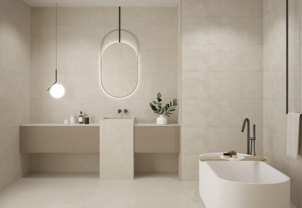 Гранитогрес 60x60 см Hauteville Cream RC AZUVI - Image 2