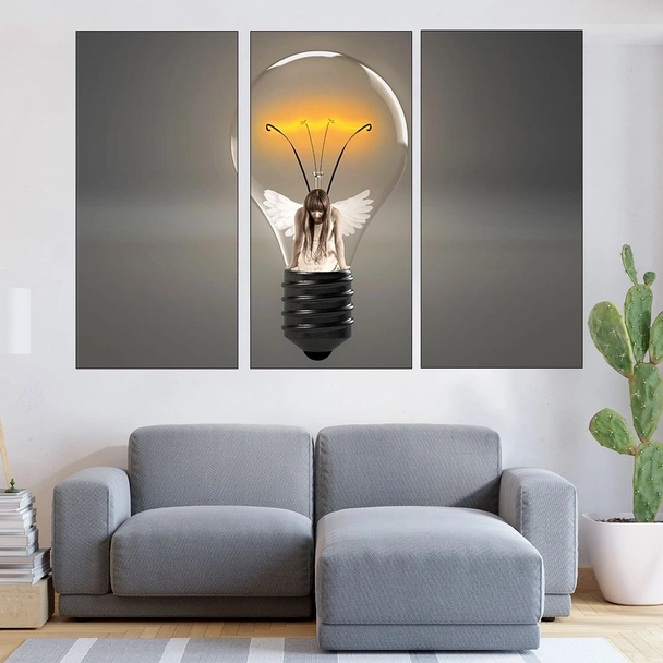 Момиче в крушка - картина пано за стена - Image 2