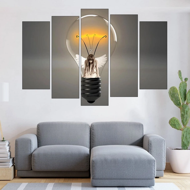 Момиче в крушка - картина пано за стена - Image 3