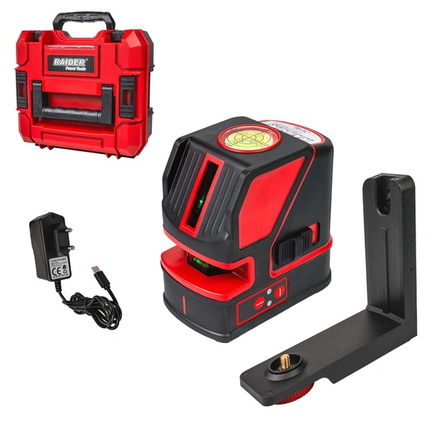 Лазерен нивелир зелени кръстосани линии 30 м RD-CLG01 RAIDER - Image 2