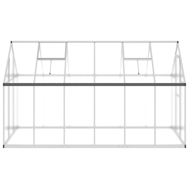 Оранжерия - поликарбонат - стоманена основа - 334x169x195 см - Image 3