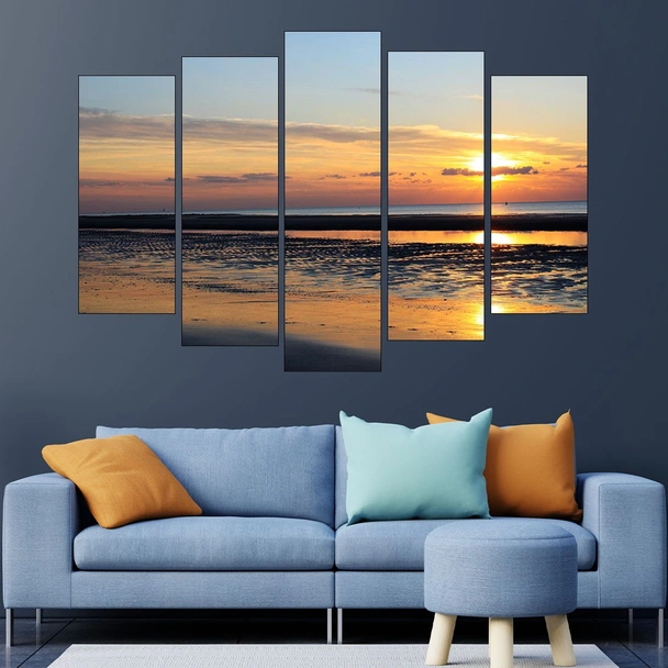 Залез над северно море - картина пано за стена - Image 3