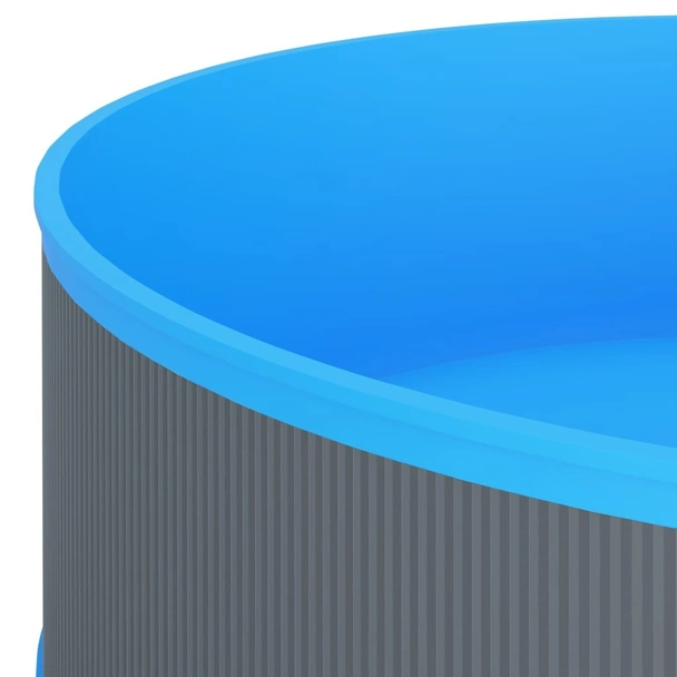 Басейн с линер, 350x90 см, сив - Image 4